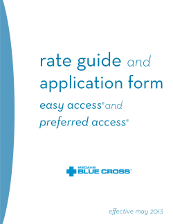 application form - Atlantic Blue Cross Agent