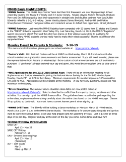 Monday email 3-16-15 - Maple Mountain High School