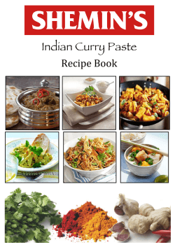 Shemin`s Indian curry paste recipe book