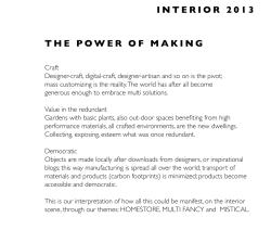 Colours for Interior 2013