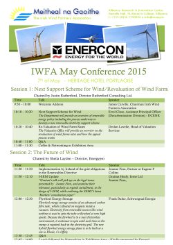 IWFA May Conference 2015