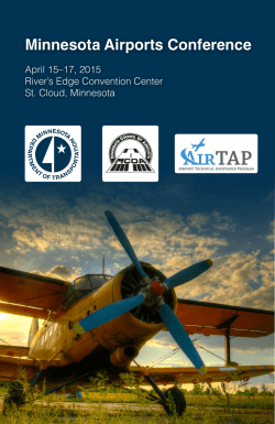 Minnesota Airports Conference Program