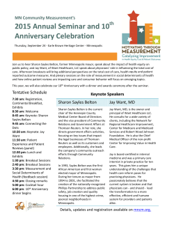 2015 Annual Seminar and 10 Anniversary Celebration