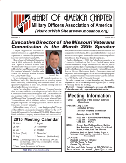 Current Newsletter - Military Officers Association of America