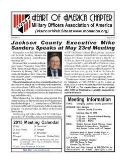 May 2015 - Military Officers Association of America