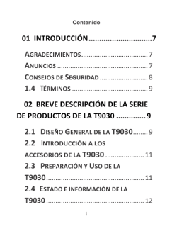 Manual T9030 EspaÃ±ol