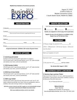 the Expo Registration - Mobile Area Chamber of Commerce