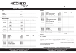 BON DE COMMANDE - mobiler nicolazi design