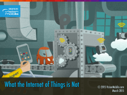 What the Internet of Things is Not