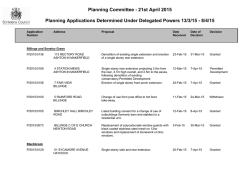 Planning Applications Determined Under Delegated Powers PDF