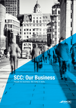 SCC: Our Business - Modernising Justice 2015