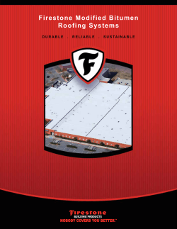 Firestone Modified Bitumen Roofing Systems