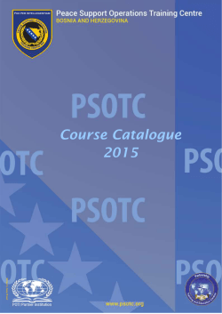 Course Catalogue 2015
