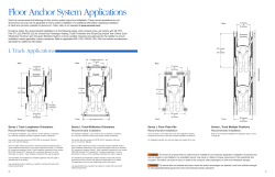 Floor Anchor System Applications