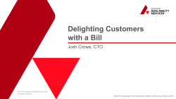 Delighting Customers with a Bill