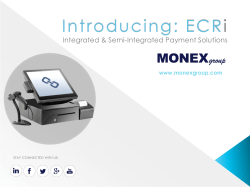 ECRi Integrated & Semi-Integrated Payment
