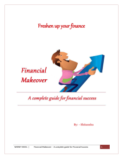 Freshen up your Finance-Financial makeover