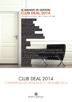 CLUB DEAL 2014 - Mon Financier DÃ©fiscalisation