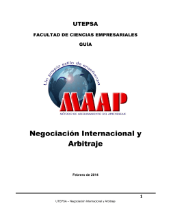 NegociaciÃ³n Internacional y Arbitraje