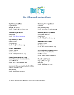 Here`s a list of department heads.
