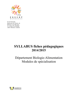 BA-Syllabus-Fiches pÃ©dagogiques 2014-2015