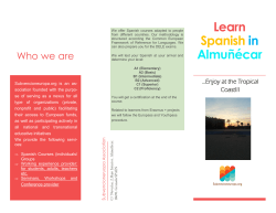 Learn Spanish in AlmuÃ±Ã©car