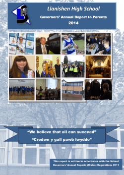 Full Governors Report 2014