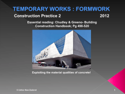 CS2 13 Session5_ Concrete_Formwork