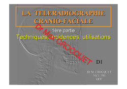 TÃ©lÃ©radiographie cranio-faciale 1 - Moodle
