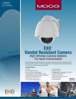 EXOâ¢ Vandal Resistant Camera