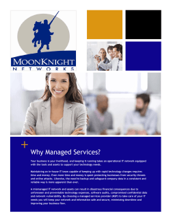 Why Managed Services? - MoonKnight Networks Managed Services