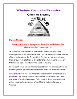 Moorish Science Temple of America and those that claim