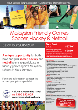 Malaysia Friendly Games 2016/2017 Soccer