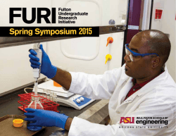 Spring Symposium 2015 - Ira A. Fulton Schools of Engineering