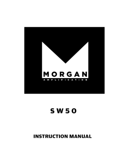 SW50 Instructional Manual