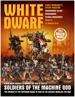 White Dwarf Issue 61 - March 28th, 2015