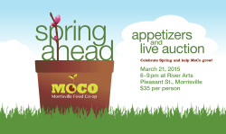 appetizers live auction - Morrisville Food Co-op