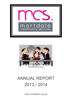 ANNUAL REPORT 2013 / 2014