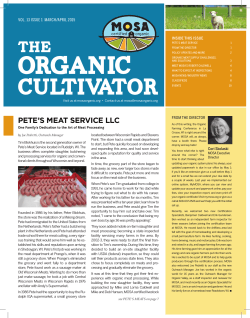 March/April 2015 - Midwest Organic Services Association