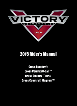 Cross Country USA 2015.fm - Motorcycles Repair Manuals