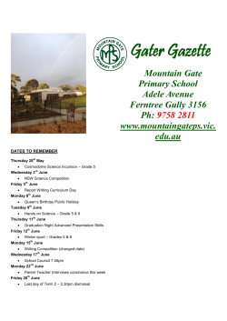 Gater-Gazette-8-2015.doc - Mountain Gate Primary School