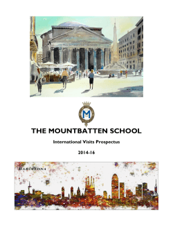 Residential Prospectus - The Mountbatten School