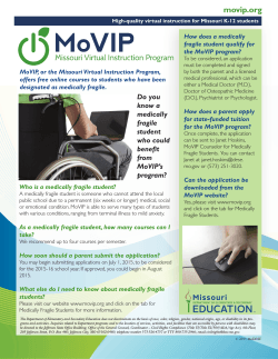 MoVIP Medically Fragile Program 1