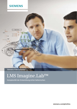 LMS Imagine.Labâ¢ - Siemens PLM Software
