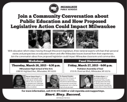 Join a Community Conversation about Public Education and How