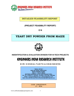 yeast dry powder from maize - The Madhya Pradesh State Agro