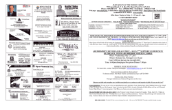 ARCHBISHOP`S DINNER AND AUCTION &acirc; MAY 27TH SUPPORT