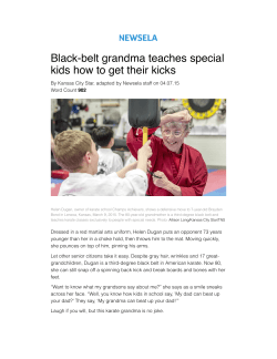 Black-belt grandma teaches special kids how to get their kicks