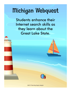 Michigan Webquest