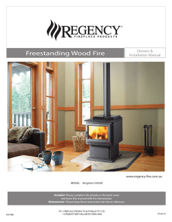 Freestanding Wood Fire - Regency Fireplace Products